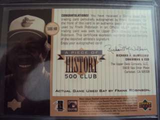1999 UD A PIECE OF HISTORY 500 CLUB AUTOGRAPHS LOT MAYS ROBINSON 