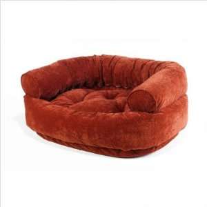   Donut Dog Bed in Cherry Bones Size: X Large (38 x 48): Pet Supplies