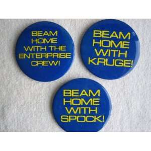  Star Trek Pins from Star Trek III The Search For Spock 