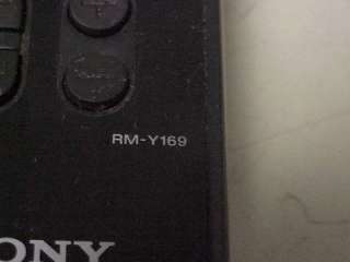 SONY RM Y169 TV REMOTE CONTROL  