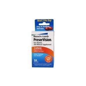 Bausch & Lomb Preservision with Lutein Eye Vitamin & Mineral 