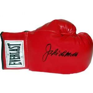 Jake LaMotta Autographed Boxing Glove:  Sports & Outdoors