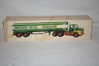   1969 Hess Amerada Gasoline Toy Truck Tank Trailer in Original Box Box