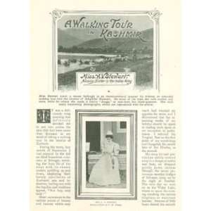   1902 Miss A V Stewart Walking Tour in Kashmir India 