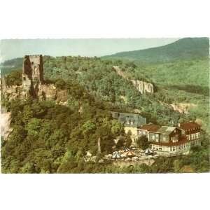 com 1950s Vintage Postcard Castle Drachenfels   Konigswinter Germany 
