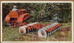 c1930s Allis Chalmers Model M Tractor 4 plow WI Adv PC  