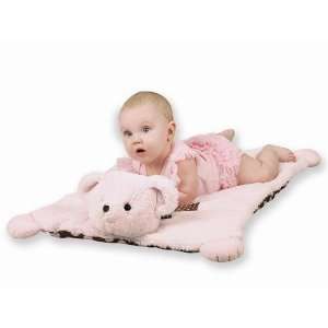  Posh Dots Pink Personalized Belly Blanket Baby