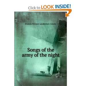   of the army of the night Francis William Lauderdale Adams Books