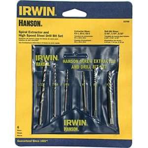  Irwin EX 5 Spiral Extractor and 19/64 Left Hand Drill Bit 