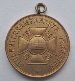 Norway 1936 Students Orchestra 50 years Award Medal  