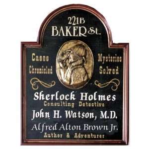  Personalized Sherlock Holmes Sign