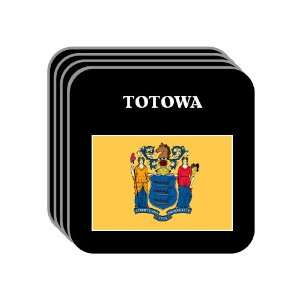  US State Flag   TOTOWA, New Jersey (NJ) Set of 4 Mini 