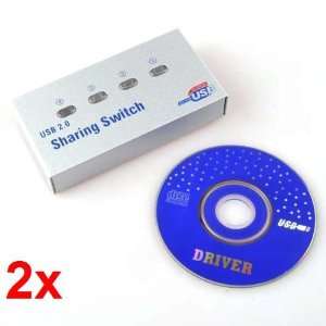  Neewer (2x) 4 Port 480 Mbps USB 2.0 Printer Scanner Auto 