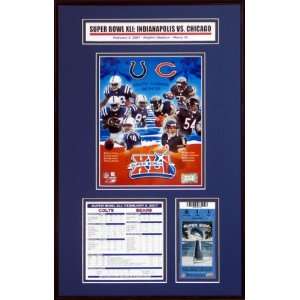   Ticket Frame Indianapolis Colts vs. Chicago Bears: Sports & Outdoors