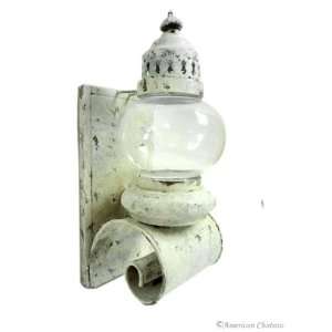  Shabby Distressed Metal Chic Candle Holder Wall Sconce 