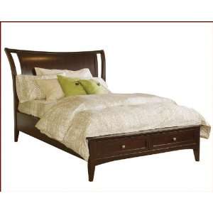   Aspen Kensington Sleigh Bed w/Storage ASIKJ 400STORAGE: Home & Kitchen