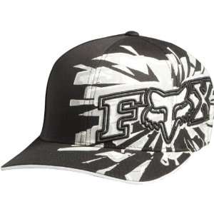    Fox Racing Quasar Flexfit Hat [Black] L/XL Black L/XL: Automotive