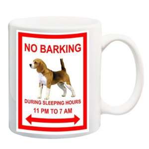  Beagle No Barking Coffee Tea Mug 15 oz: Everything Else