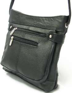   Cross Body Messenger Purse Black Travel Shoulder Bag NWT  