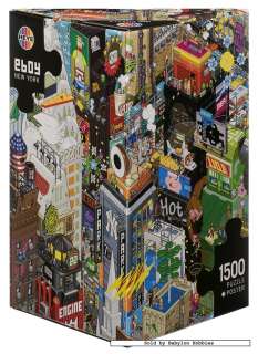 picture 2 of Heye 1500 pieces jigsaw puzzle: Eboy   New York (29294)