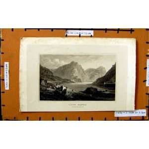  C1790 C1890 View Llyn Ogwen Caernarvonshire Wales