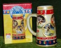 Budweiser 1988 Summer Olympics Beer Stein Seoul   NIB  