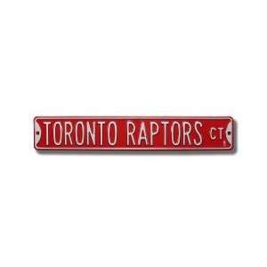  Toronto Raptors Court Street Sign