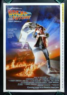 BACK TO THE FUTURE *ADVANCE PRINTERS PROOF MOVIE POSTER  