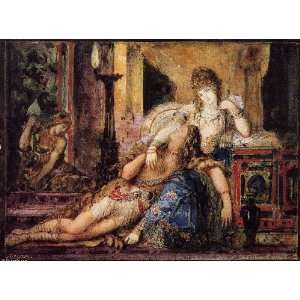 FRAMED oil paintings   Gustave Moreau   24 x 18 inches   Samson and 