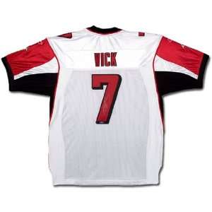  Michael Vick Signed Atlanta Falcons White Jersey UDA 