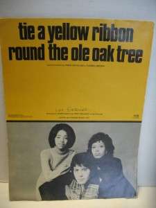 Tony Orlando & Dawn Tie A Yellow Ribbon Sheet Music 73  