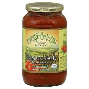Organicville Organic Tomato & Basil Pasta Sauce:  Grocery 