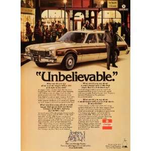  1976 Ad Aspen Dodge Wagon Chrysler Corp Motor Vehicle 