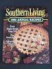 SOUTHERN LIVING 1992 ANNUAL RECIPES COOKING BAKING  