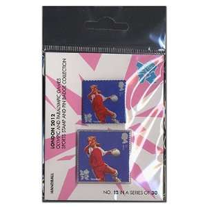 2012 Olympic Handball Stamp and Pin Pack