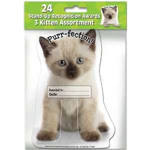  Eureka Stand Up Recognition Cards, Cats, 8.5 Inches Tall 