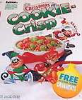 1991 Ralston Cookie Crisp Cereal Box unused factory FLAT cf36