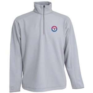  Texas Rangers Frost Polar Fleece Pullover (Grey): Sports 