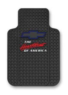 Chevy Heartbeat Of AmericaTrim To Fit Molded Front Floor Mats   Set of 