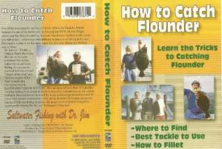   Flounder Fishing How to Catch Flounder How to Fillet DVD NEW  