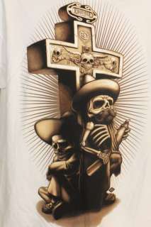 Dyse OneTee Shirt Skateboarder Bandito Skeletons XL  