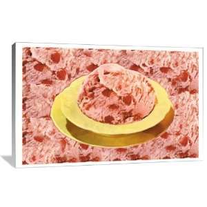  Strawberry Ice Cream   Gallery Wrapped Canvas   Museum 