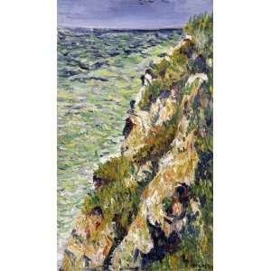   Paul Signac   24 x 42 inches   Port en Bessin, a Cliff