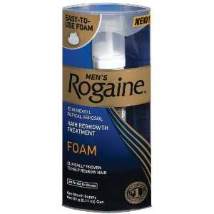  Mens Rogaine Hair Regrowth Treatment Foam   2 pk.: Health 