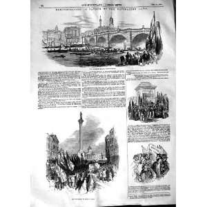  1848 NAVIGATION LAWS LONDON BRIDGE CHARING CROSS BOATS: Home & Kitchen