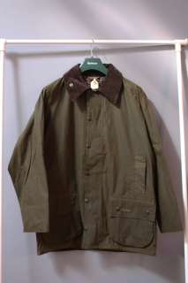 BARBOUR Mens Classic Beaufort Waxed Jacket   Size 42 Olive NWT  