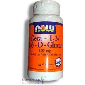  Now Beta   1,3/1,6  D  Glucan, 90 Capsule Health 