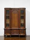 585 3  ANTIQUE EUROPEAN STYLE THREE SECTION BOOKCASE