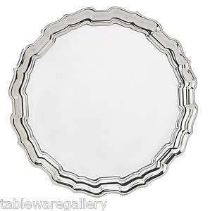 Reed & Barton Sterling Silver Chippendale Serving Tray (Large) + Free 