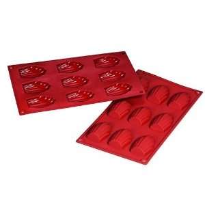   Cup Silicone Madeleine Baking Pans, Case of 6